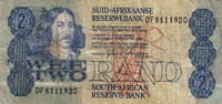 South Africa 2 Rand 1981 P.118b VF 10,00 EUR  plus 5,50 EUR verzending