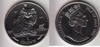 Isle of Man 1 Crown TURKISH CAT KM.446 -