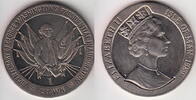 Isle of Man 1 Crown WASHINGTON FLAGS KM.249 -