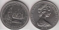 Isle of Man 1 Crown SHIP KM.49 -