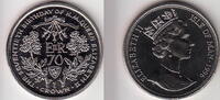 Isle of Man 1 Crown QUEEN 70 YEAR KM.582 -