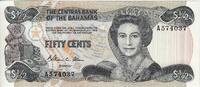 Bahamas P.42 1/2 Dollar 1984 unz
