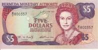 Bermuda P.35b 5 Dollarss 1989 unz