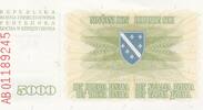 Bosnia-Herzegowina 5.000 Dinara P.16a -