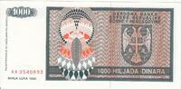 Bosnia-Herzegowina 1.000 Dinar P.137a -