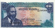 Kenya 20 Shillings P.17 -