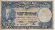 Albania 20 Franka Ari Grafity P.3a -