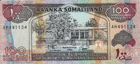 Somaliland 100 Shillings P.5a -