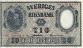 Sweden 10 Kronor P.40h -