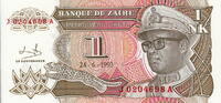 Zaire Rep. 1 Likuta P.47 -
