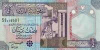 Libya 1/2 Dinar P.63 -