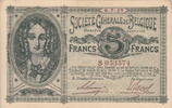 Belgium 5 Francs 09-07-17 P.88 -