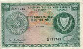 Cyprus 500 Mils P.42b -