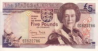 Jersey 5 Pounds P.21a -