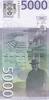 Serbia 5.000 Dinara Low Number P.53 -