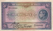 Malta 10 Shillings P.13 -