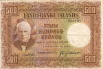 Iceland 500 Kroner P.36a -
