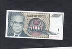 Yugoslavia 5.000 Dinar Replacement P.115r -