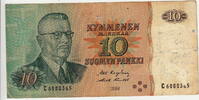 Finland 10 Markkaa P.111a -