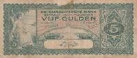 Curacao P.22 5 Gulden grafity 1939 VF-