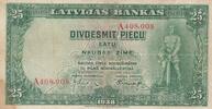 Latvian 25 Latu tear 6 mm P.21. -
