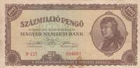 Hungary 100 MO Pengo P.124 -