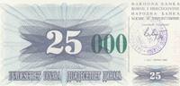 Bosnia-Herzegowina 25.000 Dinar P.54c -