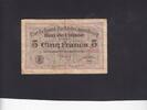 Luxembourg 5 Francs P.29 -