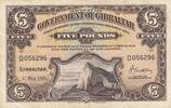 Gibraltar 5 Pounds P.19b -