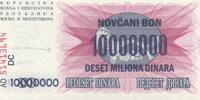 Bosnia-Herzegowina 10.000.000 Dinara ERROR P.36. -