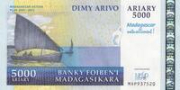 Madagascar 5.000 Ariary 2008 P.94 unz 27,50 EUR  plus 5,50 EUR verzending
