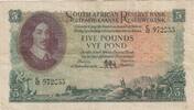 South Africa 5 Pounds 1-9-1950 1950 P.96a VF