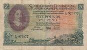 South Africa 5 Pounds 2-9-1950 P.96a. -