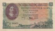 South Africa 5 Pounds 21-01-1953 P.96b -