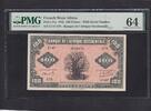 French West Africa 100 Francs PMG 64 1942 P.31a FDC-
