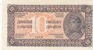 Yugoslavia 10 Dinara P.50c -