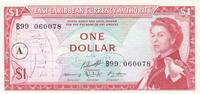 East Caribbean St. P.13h 1 Dollar 1965 unz