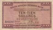 South Africa 10 Shilligs 1939 P.82d VF