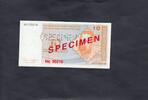 Bosnia-Herzegowina 10 Marka SPECIMEN P.63s -