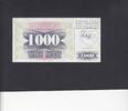 Bosnia-Herzegowina 1.000 Dinara OVERPRINT P.15b -