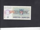 Bosnia-Herzegowina 25 Dinara Specimen P.11s -