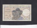 100 Francs 1941 French West Africa P.23 VF