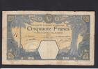 50 Francs 1929 French West Africa P.9Bc F