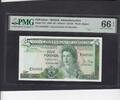 Gibraltar 5 Pounds PMG 66 P.21b. -