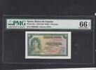 Spain 5 Pesetas PMG 66 P.85a -
