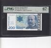 Norway 200 Kroner PMG 67 P.50 -