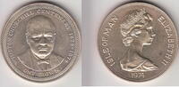 Isle of Man 1 Crown CHURCHILL KM.30A -