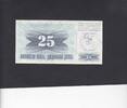 Bosnia-Herzegowina 25 Dinara OVERPRINT P.11b -