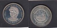 Liberia 5 Dollar DIANA MEMORIAL PORTRAIT KM.445 -