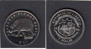 Liberia 1 Dollar HIPPOPOTAMUS KM.121 -